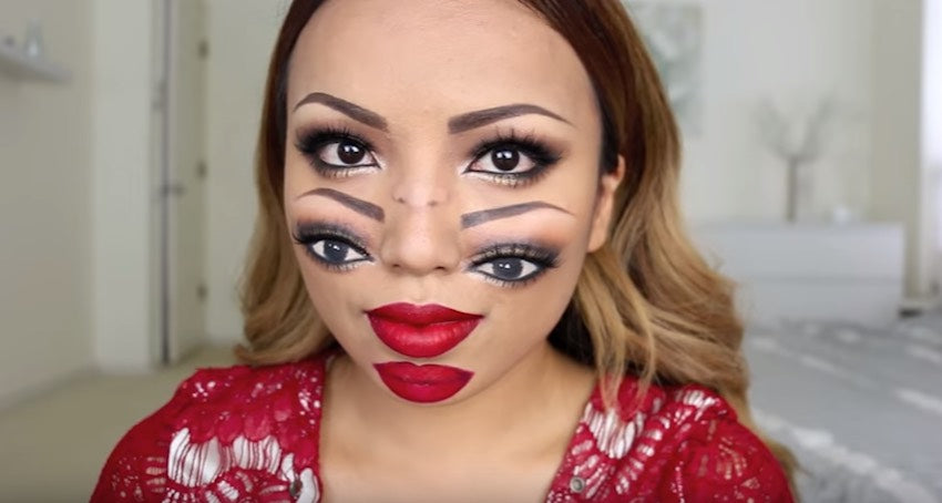 Halloween How-To: Double Vision Makeup