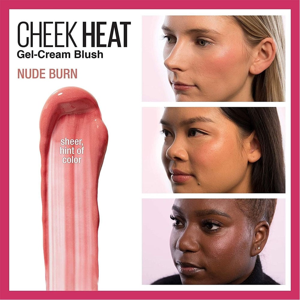 Maybelline Cheek Heat Cream Blush 15 Nude Burn 8ml