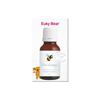 Euky Bear Baby Essential Oil Blend Bee Happy With Organic Sweet Orange 15ml