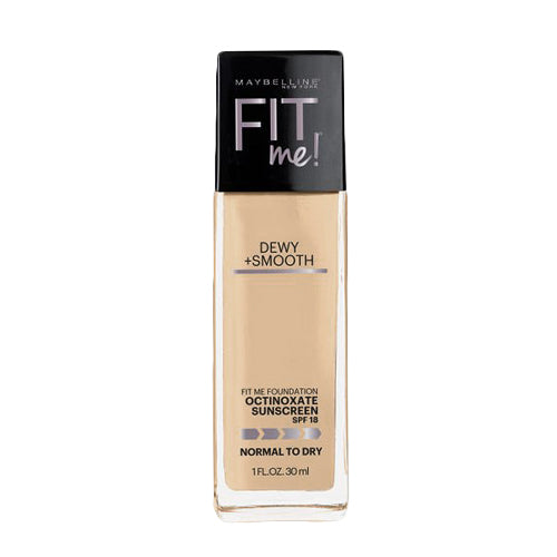 Maybelline Fit Me Foundation Dewy + Smooth SPF18 125 Nude Beige 30ml