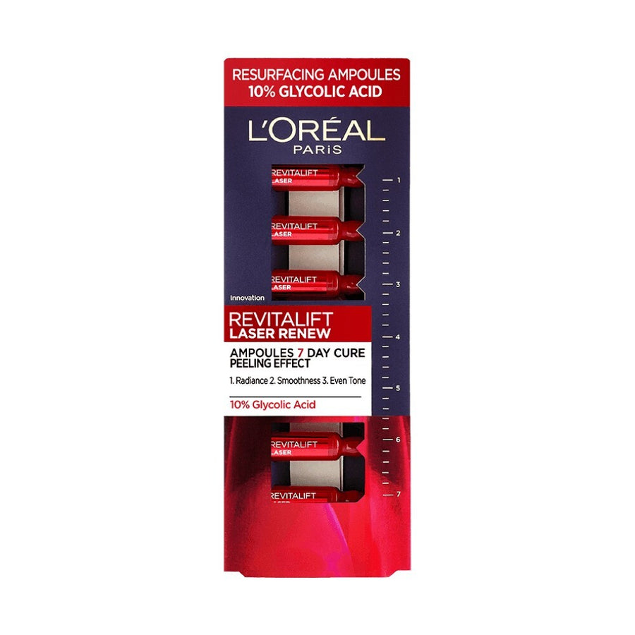 L'Oreal Revitalift Laser Renew Ampoules 7 Day Cure Peeling Effect