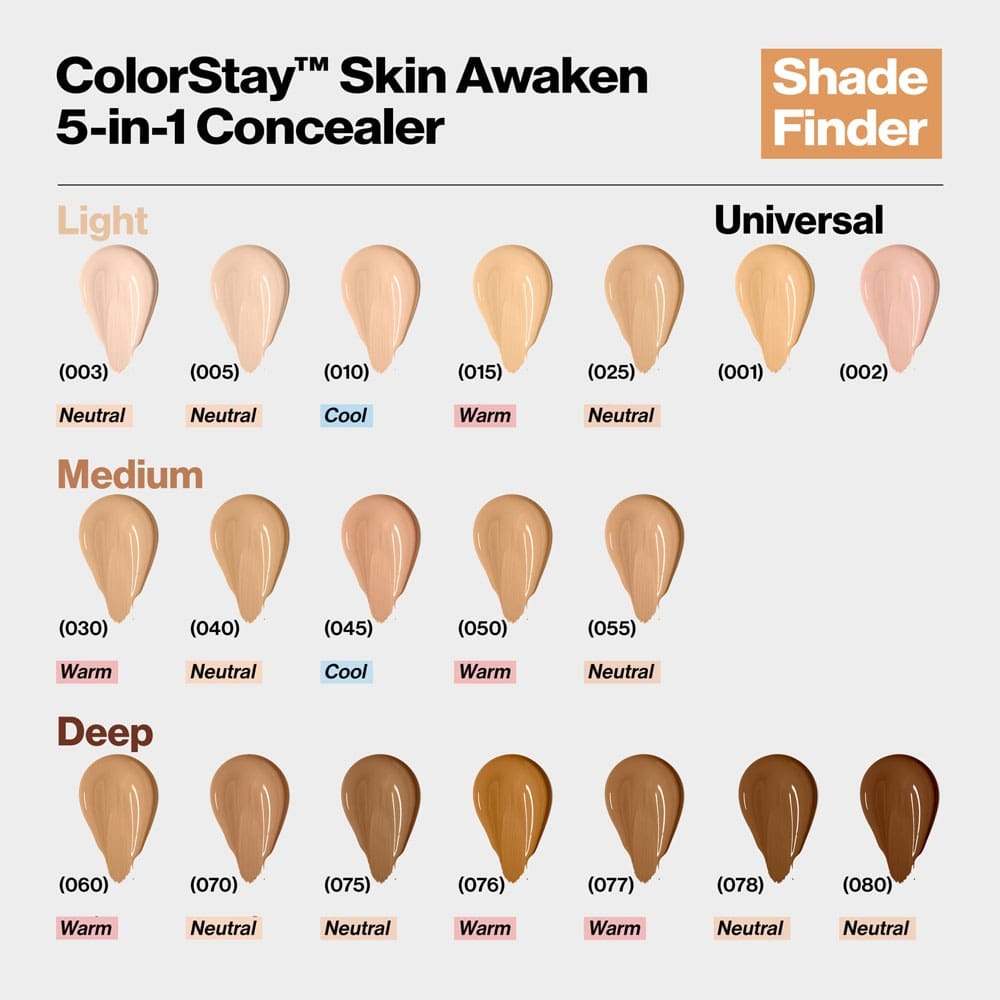 Revlon ColorStay Skin Awaken 5-In-1 Concealer 001 Universal Neutralizer 8ml