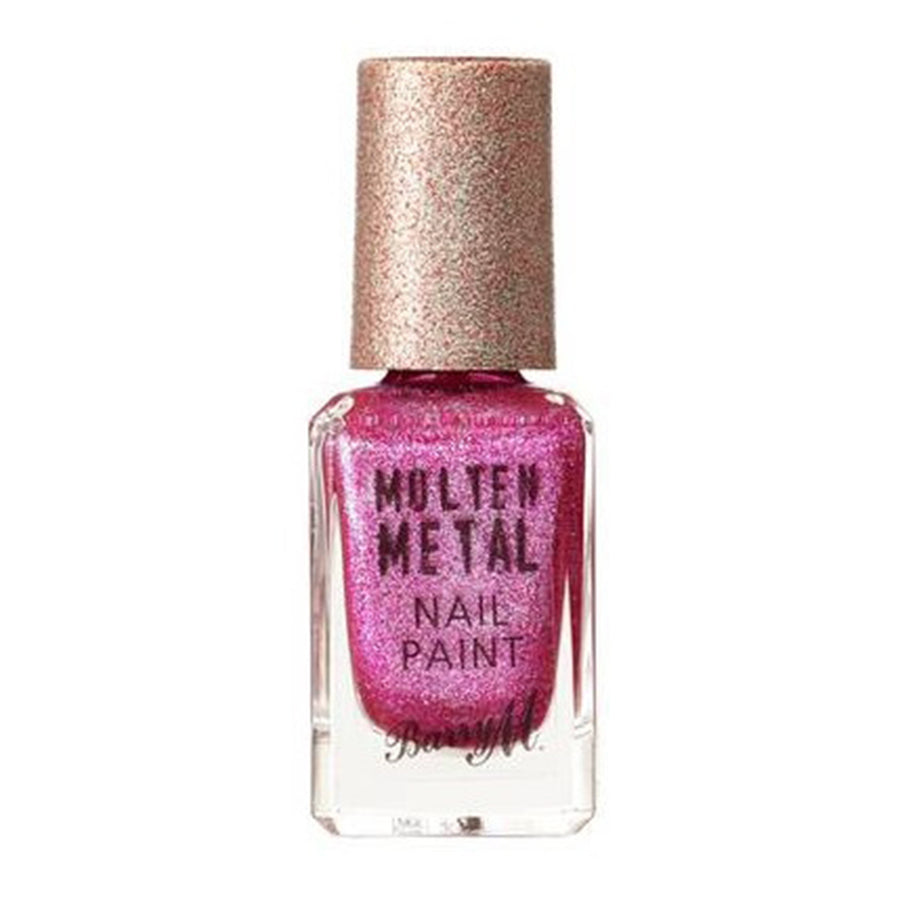 Barry M Molten Metal Nail Paint Pink Luxe 10ml