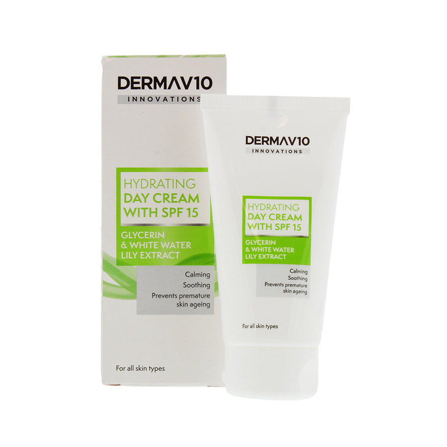 Derma V10 Innovations Hydrating Day Cream Spf15 50ml