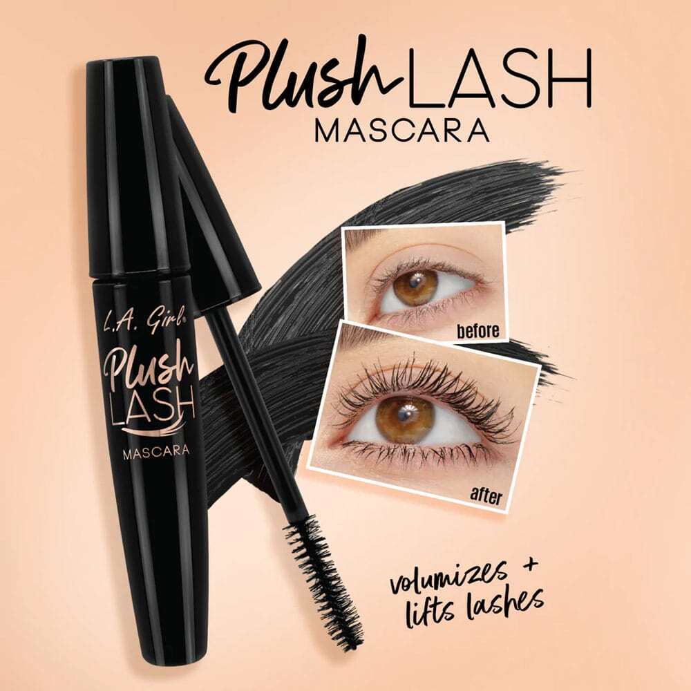 LA Girl Plush Lash Mascara Blackest Black 10g