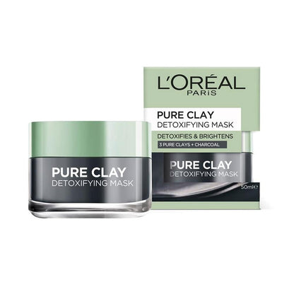 L'Oreal Pure Clay Detoxifying Mask 50ml