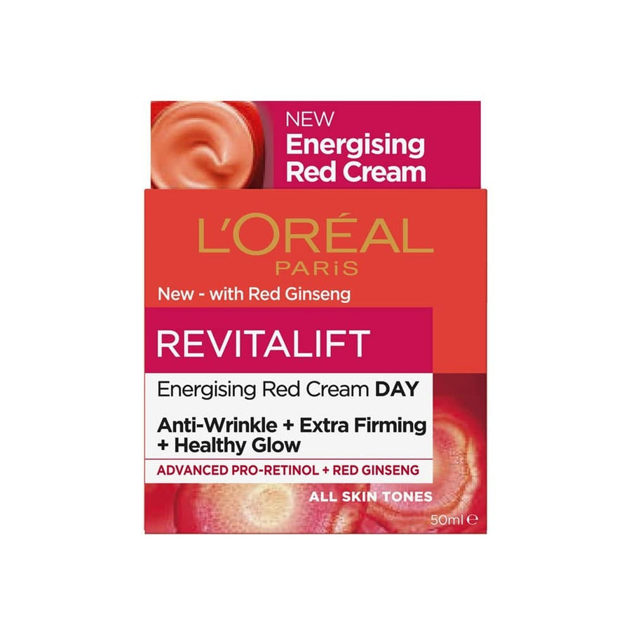 L'Oreal Revitalift Energising Red Cream Day 50ml