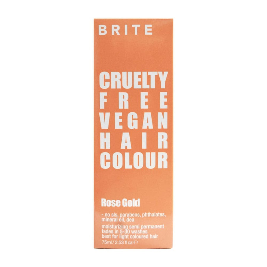 Brite Semi Permanent Hair Colour Rose Gold 75ml