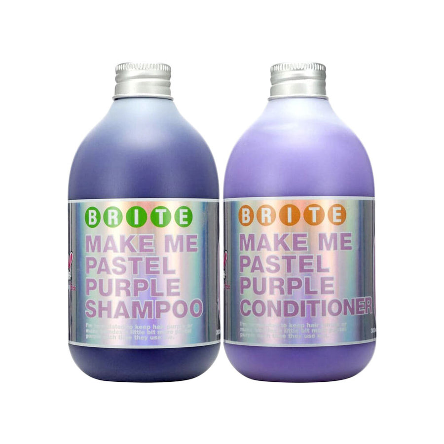 Brite Organix Make Me Pastel Purple Shampoo + Conditioner Value Pack 300ml