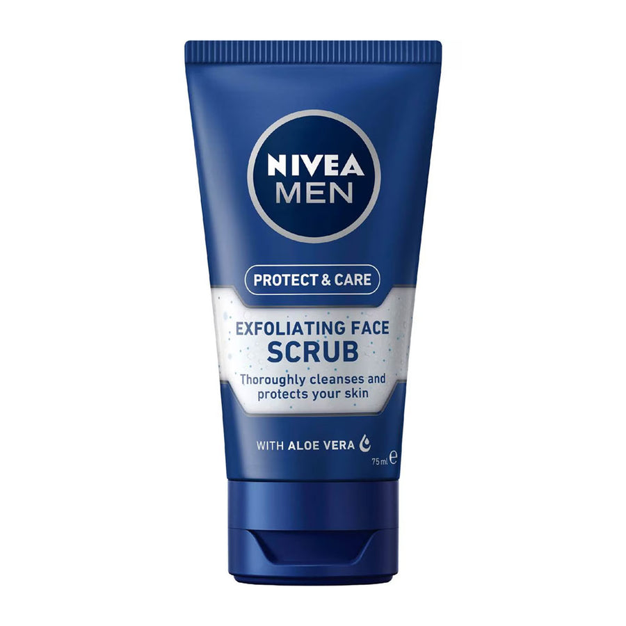 Nivea Men Exfoliating Face Scrub Protect & Care With Aloe Vera 75ml