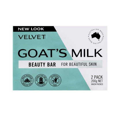Velvet Goat's Milk Beauty Bar 2 Pack 200g