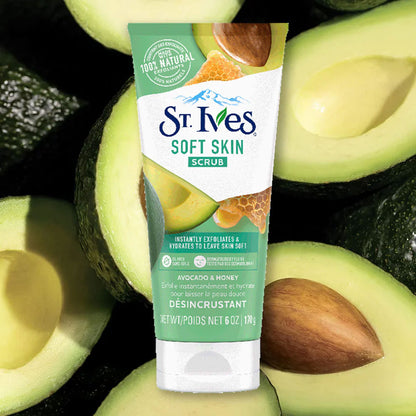 St Ives Soft Skin Scrub Avocado & Honey 170g