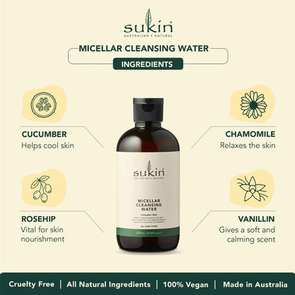 Sukin Micellar Cleansing Water 250ml