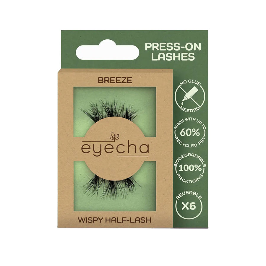 Eyecha Breeze Press On Lashes Wispy Half Lash