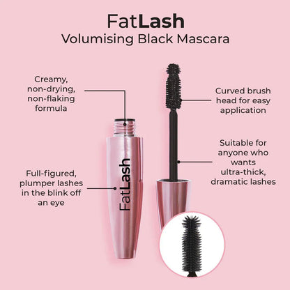 MCoBeauty Fat Lash Volumising Black Mascara 11ml