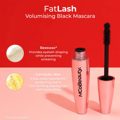 MCoBeauty Fat Lash Volumising Black Mascara 11ml