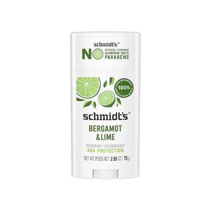 Schmidts Deodorant 48H Protection Bergamot & Lime 75g