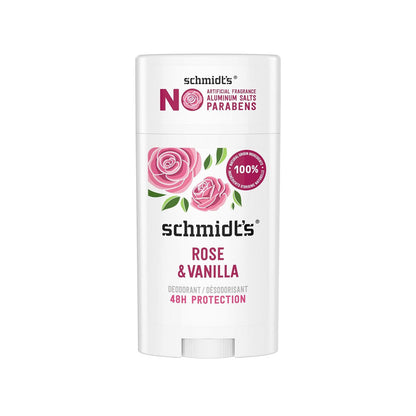 Schmidts Deodorant 48H Protection Rose & Vanilla 75g