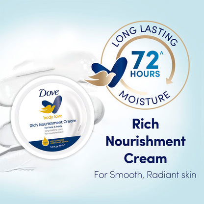 Dove Rich Nourishment Cream Body Love For Face & Body 75ml