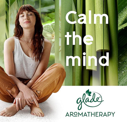 Glade Candle Aromatherapy Peaceful Mind Bergamot + Lemongrass