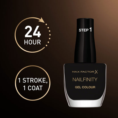 Max Factor Nail Polish Nailfinity 900 Film Noir 12ml