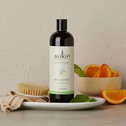Sukin Aromatherapy Bath Blend Energise Paraben Free All Skin Types 500ml
