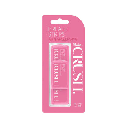 Piksters Breath Strips Crush Watermelon Mint Sugar Free 24x3pk - Short Dated Clearance