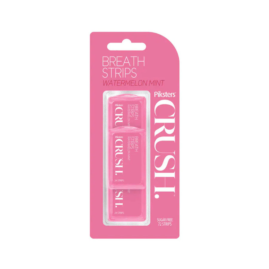 Piksters Breath Strips Crush Watermelon Mint Sugar Free 24x3pk - Short Dated Clearance