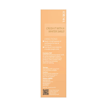 Piksters Toothpaste Whitening Crush Mango & Orange 96g