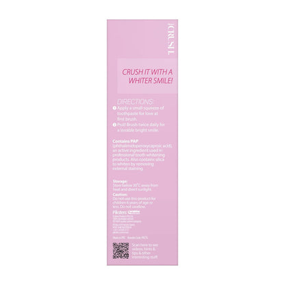 Piksters Toothpaste Whitening Crush Strawberry Mint 96g