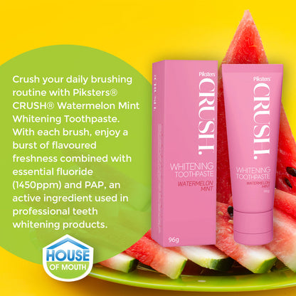 Piksters Toothpaste Whitening Crush Watermelon Mint 96g