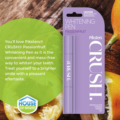 Piksters Whitening Pen Crush Passionfruit 2ml - Short Dated Clearance