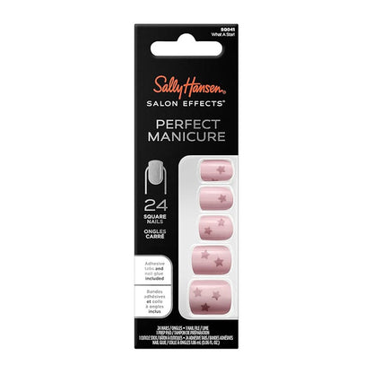 Sally Hansen False Nails Perfect Manicure What A Star! 24 Square Nails
