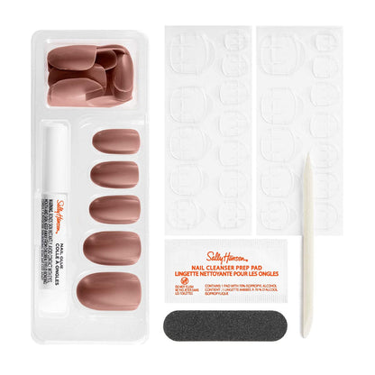 Sally Hansen False Nails Perfect Manicure Buff & Tumble 24 Oval Nails