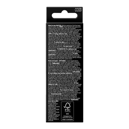 Sally Hansen False Nails Perfect Manicure Meet Me In The Metal 24 Coffin Nails