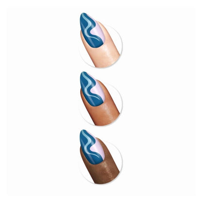 Sally Hansen False Nails Perfect Manicure Ride The Wave 24 Almond Nails