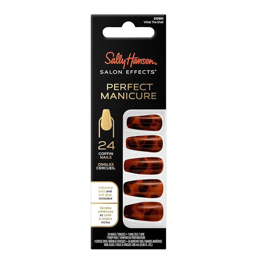 Sally Hansen False Nails Perfect Manicure What The Shell 24 Coffin Nails