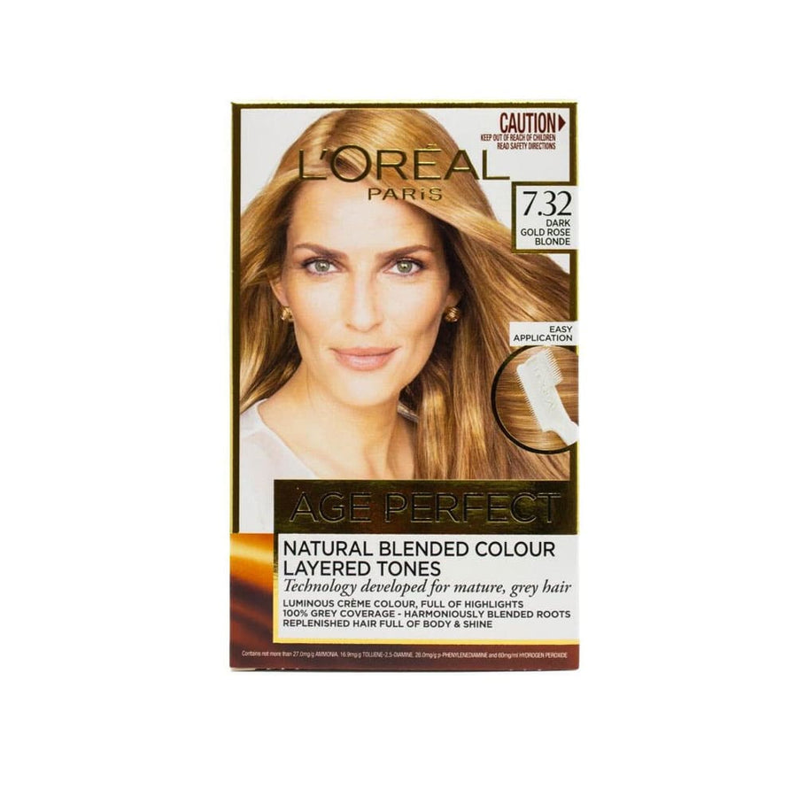 L'Oreal Hair Colour Age Perfect 7.32 Dark Gold Rose Blonde