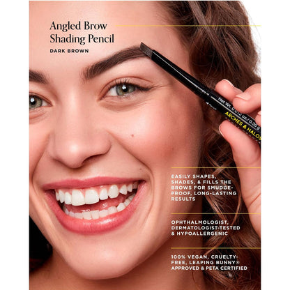 Arches & Halos Angled Brow Shading Pencil Dark Brown