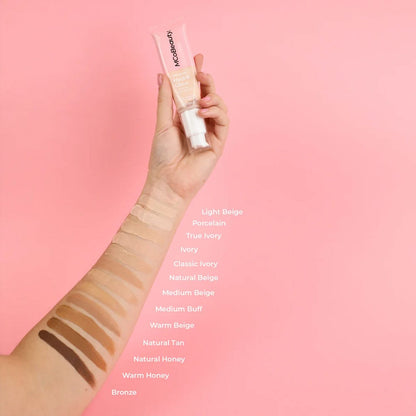 MCoBeauty Miracle Hydra Glow Oil Free Foundation Medium Buff 30ml