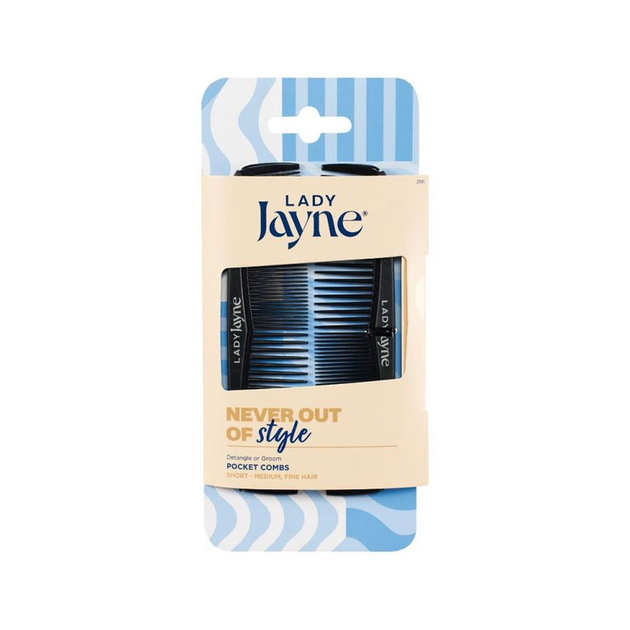 Lady Jayne Pocket Combs Never Out Of Style 2pk