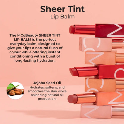 MCoBeauty Sheer Tint Lip Balm Lava 3g