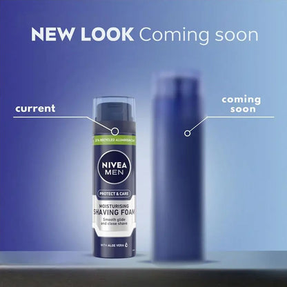 Nivea Men Shaving Foam Protect & Care Moisturising With Aloe Vera 200ml
