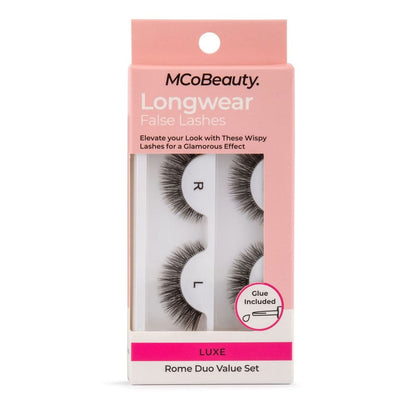 MCoBeauty Longwear False Lashes Luxe Rome Duo Value Set