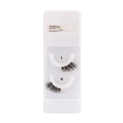 MCoBeauty Longwear False Lashes Natural Monaco Half Lash Single Set