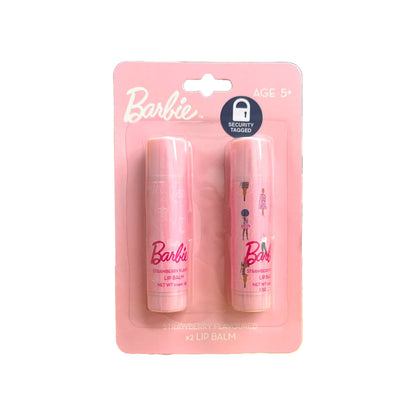 Barbie Lip Balm Duo Strawberry 2pk