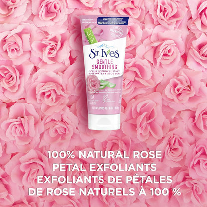 St Ives Gentle Smoothing Scrub Rose Water & Aloe Vera 90g