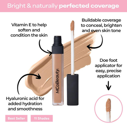 MCoBeauty Brighten & Perfect Cream Concealer Medium 1 - Natural Beige 5.5ml