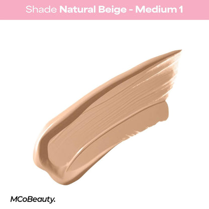 MCoBeauty Brighten & Perfect Cream Concealer Medium 1 - Natural Beige 5.5ml