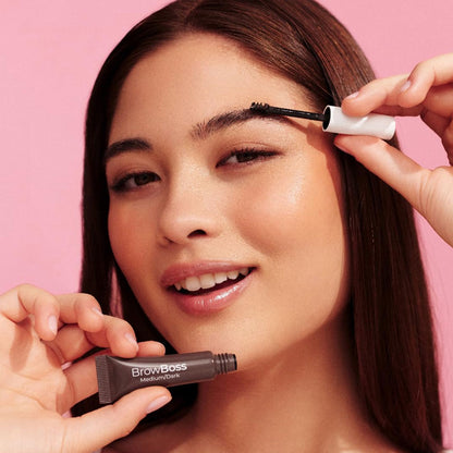 MCoBeauty Brow Boss Glue & Set Medium/Dark 8g